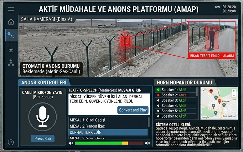 Akıllı Sesli Uyarı ve Anons Sistemi